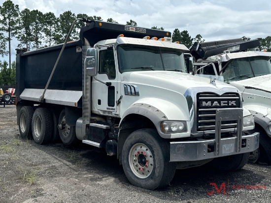 2016 MACK GU713 GRANITE TRI-AXLE DUMP TRUCK