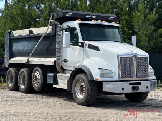 2017 KENWORTH T880 TRI-AXLE DUMP TRUCK
