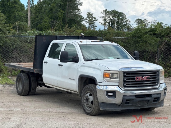 2016 GMC SIERRA 3500 HD FLATBED TRUCK