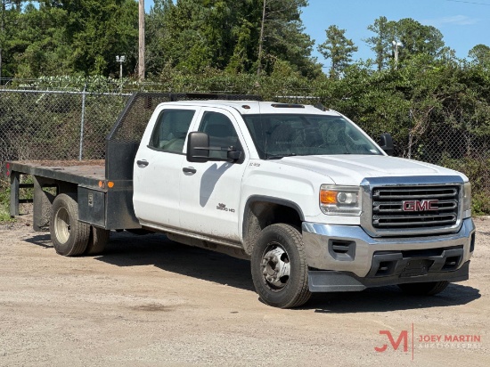 2015 GMC SIERRA 3500 HD FLATBED TRUCK