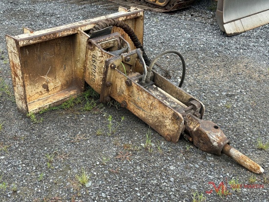 SKID STEER QUICK ATTACH HYDRAULIC HAMMER