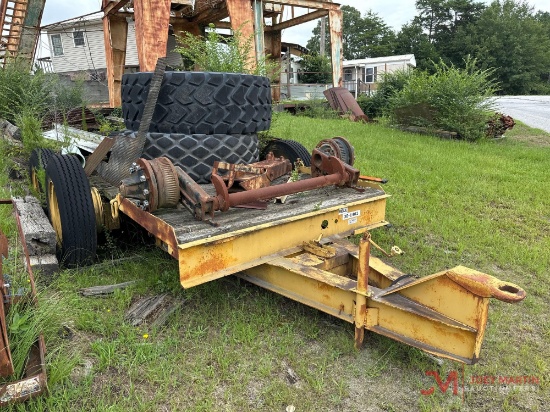 1973 CUSTOMBUILT T/A TILT DECK TRAILER