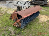 SKID STEER QUICK ATTACH HYDRAULIC ANGLE SWEEPER
