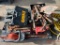 CONTENTS OF PALLET VARIOUS HAND TOOLS, JACKS, (2) HEDGE TRIMMERS