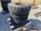 (4) FORKLIFT TIRES