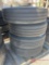 (4) 11R22.5 TRUCK TIRES & STEEL WHEELS