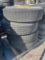 (4) 285/75/R24.5 TRUCK TIRES & STEEL WHEELS