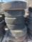 (6) 11R24.5 TRUCK TIRES & ALUMINUM WHEELS