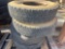 PALLET OF (4) VARIOUS TIRES & STEEL WHEELS