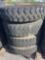 PALLET OF (4) 11R22.5 TIRES & STEEL WHEELS