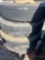 PALLET OF (4) VARIOUS TIRES & STEEL WHEELS
