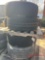 PALLET OF (4) VARIOUS TIRES & STEEL WHEELS