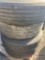 PALLET OF (4) VARIOUS TIRES & ALUMINUM WHEELS