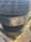 PALLET OF (4) VARIOUS TIRES & STEEL WHEELS