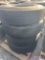 PALLET OF (4) 295/75/R22.5 TIRES & STEEL WHEELS