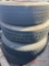 PALLET OF (4) VARIOUS TIRES & STEEL WHEELS