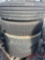 PALLET OF (4) VARIOUS TIRES & STEEL WHEELS