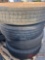 PALLET OF (4) VARIOUS TIRES & STEEL WHEELS