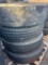 PALLET OF (4) VARIOUS TIRES & STEEL WHEELS