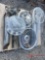 CONTENTS OF PALLET: TRUCK WHEEL SIMULATORS & HUB CAPS