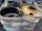 (12) STEEL TRUCK WHEELS