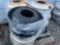 (9) STEEL TRUCK WHEELS
