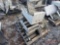CONTENTS OF PALLET VARIOUS TRUCK PARTS, ALUMINUM STEPS