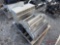 CONTENTS OF PALLET VARIOUS TRUCK PARTS, ALUMINUM STEPS, BATTERY BOXES, AIR TANK