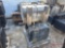 CONTENTS OF PALLET VARIOUS TRUCK PARTS, (2) FUEL TANKS