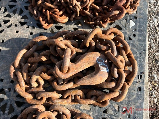 3/4" CHAIN WITH 2 HOOKS