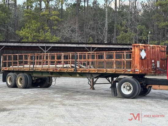1982 MILLER FLATBED TRAILER