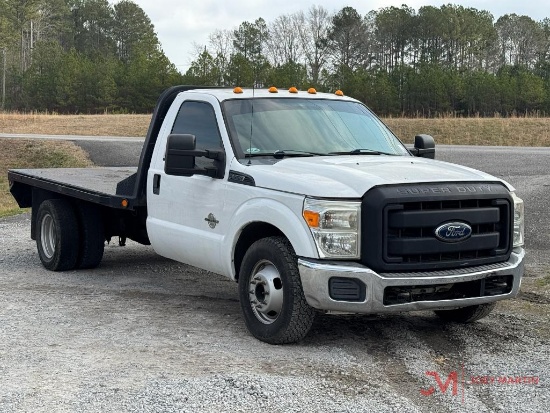 2013 FORD F-350 XL SUPER DUTY FLATBED TRUCK