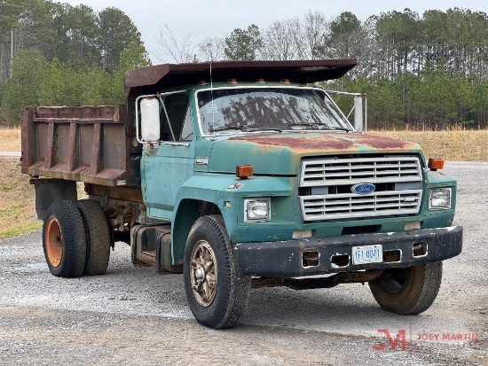 1984 FORD S/A DUMP TRUCK