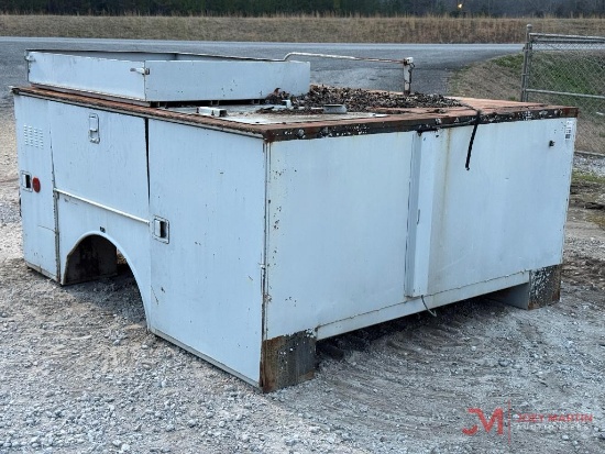 TRUCK SERVICE BED WITH CONTENTS