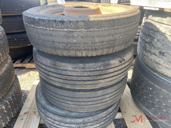 PALLET OF VARIOUS TIRES & WHEELS
