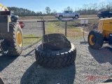 20.5 R25 LOADER TIRE AND HOOD GRILL