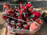 PALLET OF FIRE EXTINGUISHERS