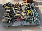 CONTENTS OF PALLET RATCHET STRAPS, BUNGEE STRAPS