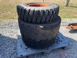 (3) FORKLIFT TIRES