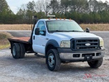 2007 FORD F-550 XL SUPER DUTY FLATBED TRUCK
