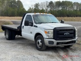 2013 FORD F-350 XL SUPER DUTY FLATBED TRUCK