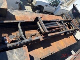 TRUCK FRAME WITH DUMP CYLINDERS