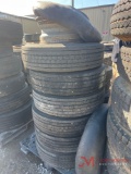 (6) 225/70/R19.5 TRUCK TIRES & STEEL WHEELS, (1) STEEL WHEEL