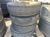 PALLET OF VARIOUS TIRES & WHEELS