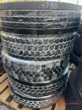 PALLET OF (5) VARIOUS TRUCK TIRES