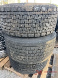 PALLET OF (3) 445/50/R22.5 TRUCK TIRES