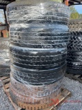 PALLET OF (6) VARIOUS TRUCK TIRES
