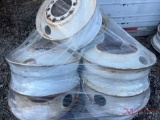 (7) STEEL TRUCK WHEELS