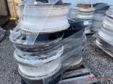 (10) STEEL TRUCK WHEELS