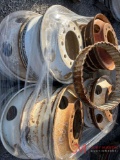 (8) STEEL TRUCK WHEELS